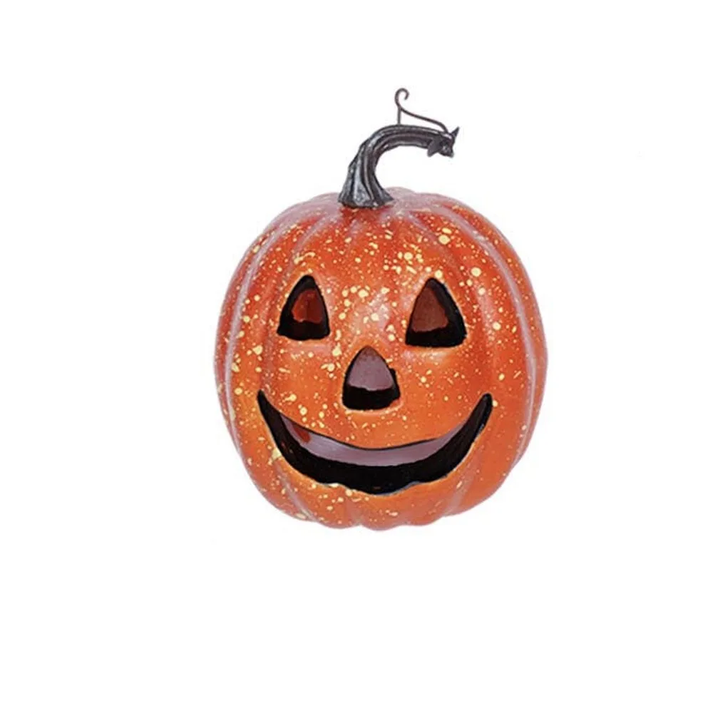 

Scary Halloween Pumpkin Light Decoration Plastic Exquisite Pumpkin Flower Arrangement Decor LED Light Glowing Pumpkin Decor