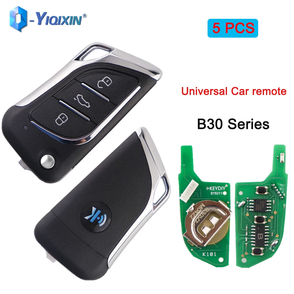 

KEYDIY 5 PCS B Series Car Remote Control B30 For KD900 KD900+ URG200 KD-X2 MAX Programmer KD MINI Universal 3 Buttons Smart Fob