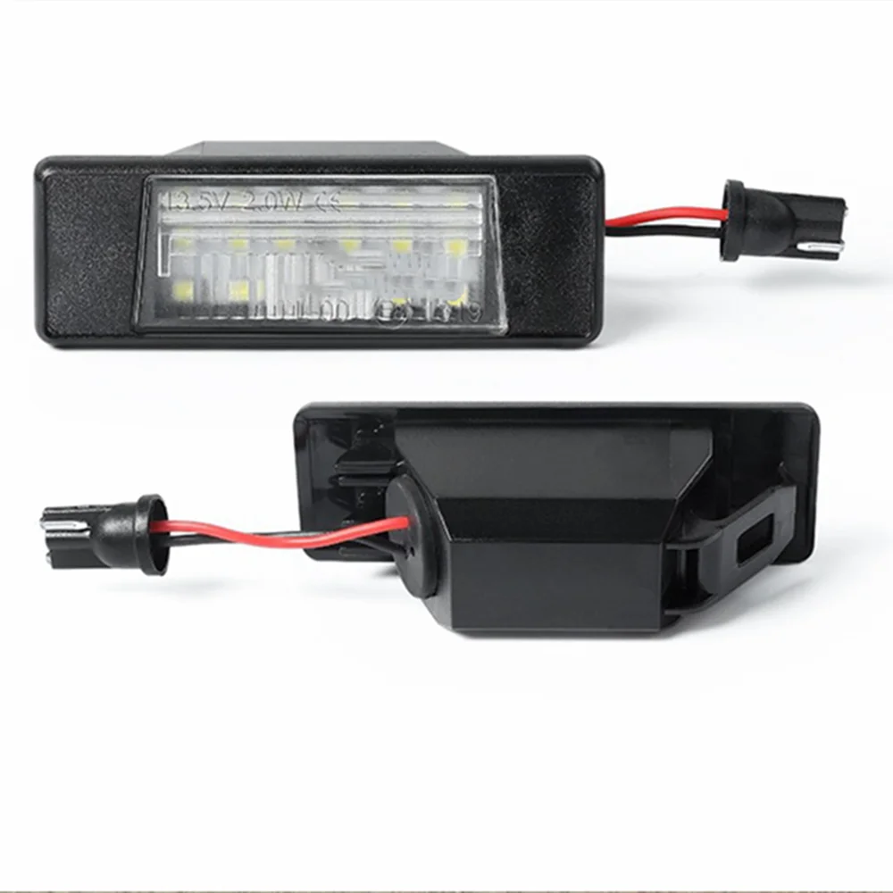 Oświetlenie LED tablicy rejestracyjnej samochodu żarówka tylny Panel pokrywa lampka sygnalizacyjna do Nissan ESQ Q50L Q50S PATHFINDER R51 JUKE PRIMERA P12 2005-2017