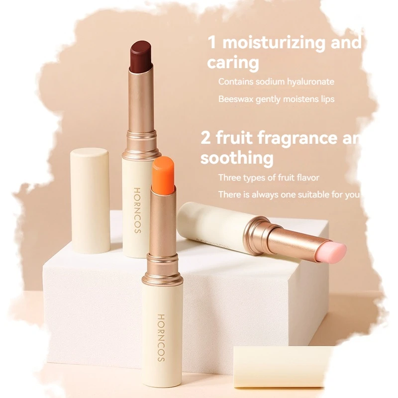 1PC Natürlicher Lippenbalsam Lang anhaltende feuchtigkeitsspendende Lippenstift Temperatur ändern Farbe Lippenstift Anti-Trocknung Feuchtigkeit Lippenpflege