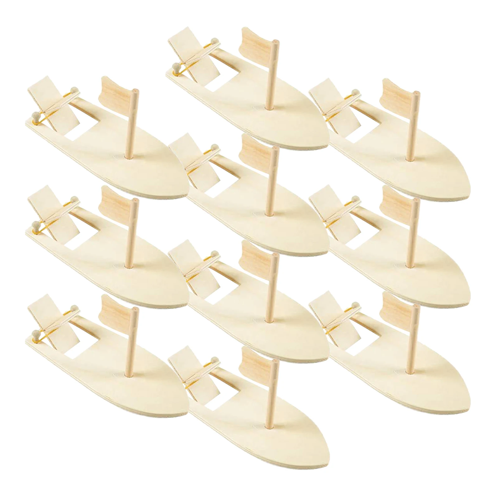 10 قطعة DIY بها بنفسك المراكب الشراعية الخشبية للأطفال الكتابة على الجدران فارغة الحرفية عدة اللوحة الإبداعية قارب خشبي للمدرسة الطرف الديكور والهدايا