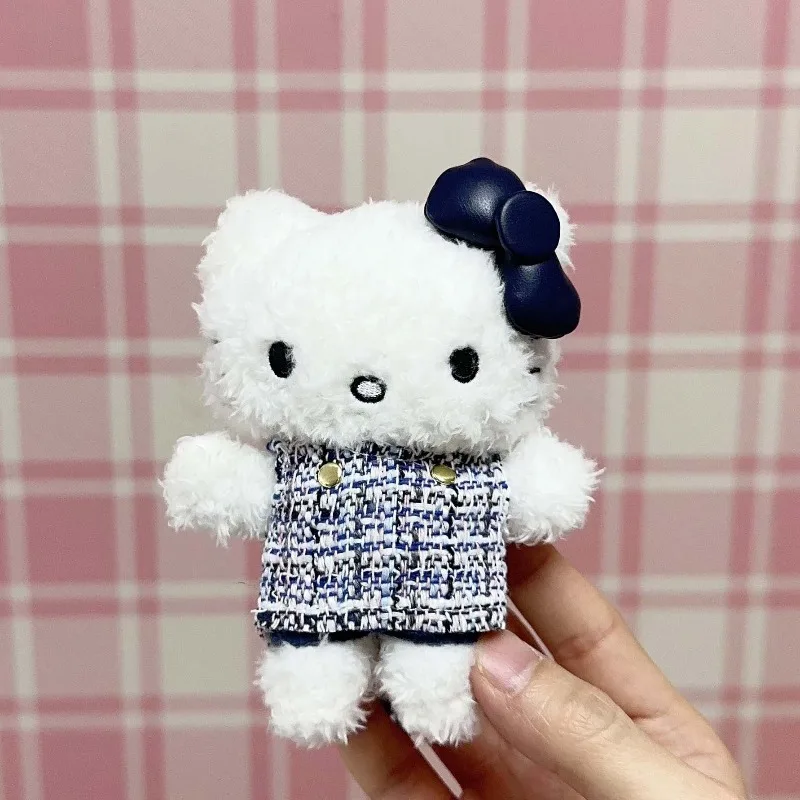 かわいいサンリオパーカードレスハローキティぬいぐるみキーホルダークリエイティブ子猫ぬいぐるみランドセルペンダントおもちゃアクセサリーギフト