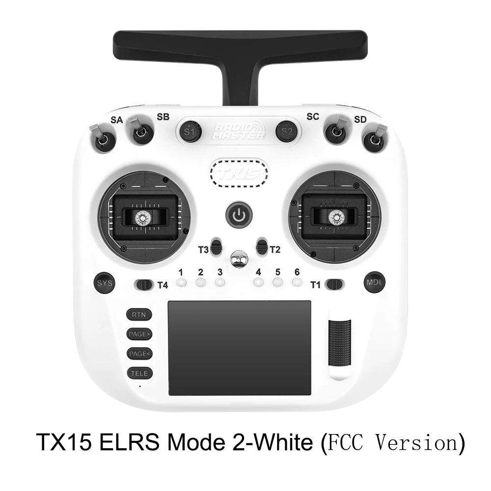 Pre-Order Radiomaster TX15 3,5 inch IPS touchscreen radiocontroller ExpressLRS V5.0 Hall Gimbal ingebouwde gyromicrofoon
