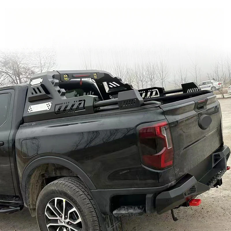 

4x4 Off-road Steel Roll Bar, High Load-bearing & Rust-proof Coated, Adjustable Gantry with Storage Shelf