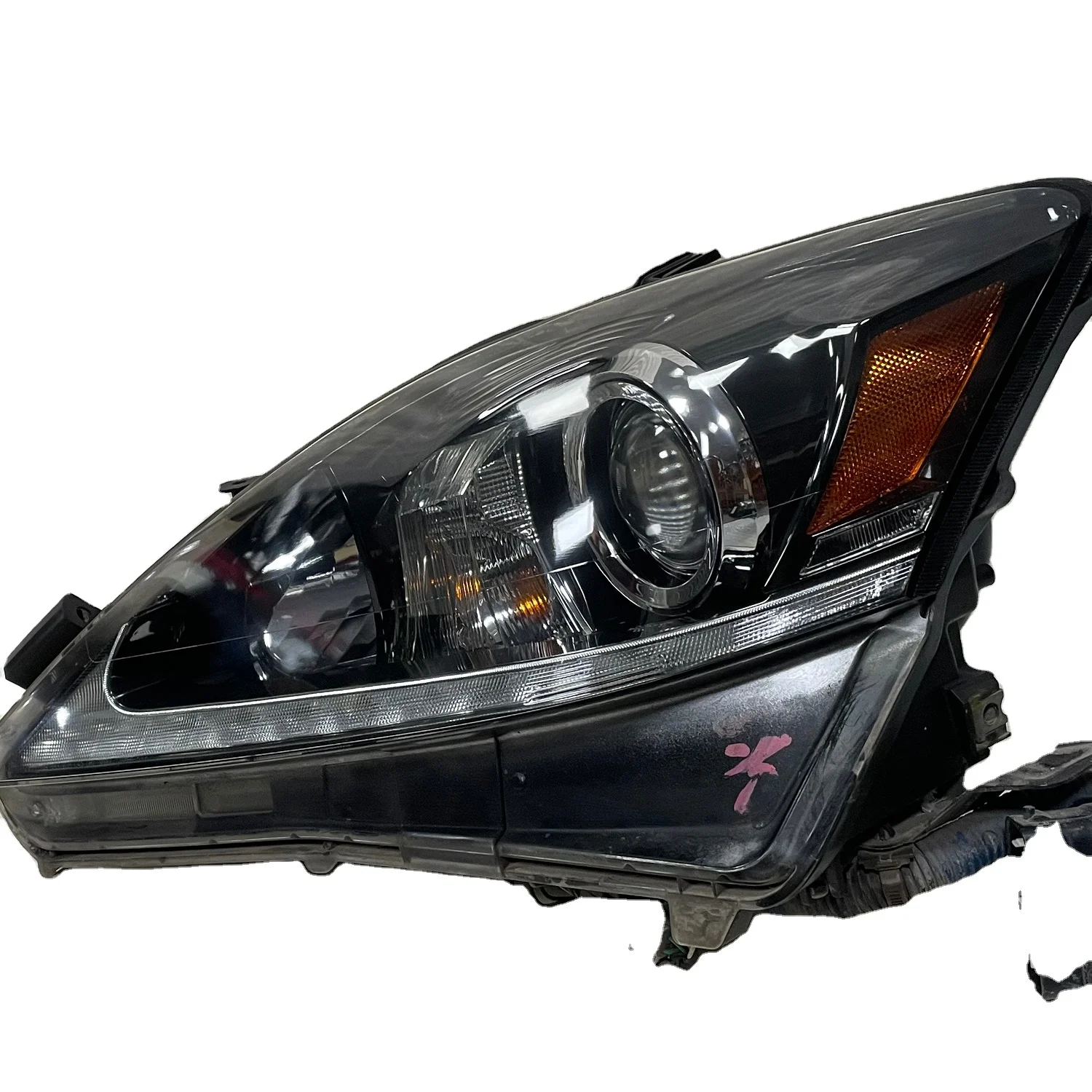 

For Lexus IS250 headlight black modified headlight Assembly upgrade IS300 headlight Assembly 2006-2012