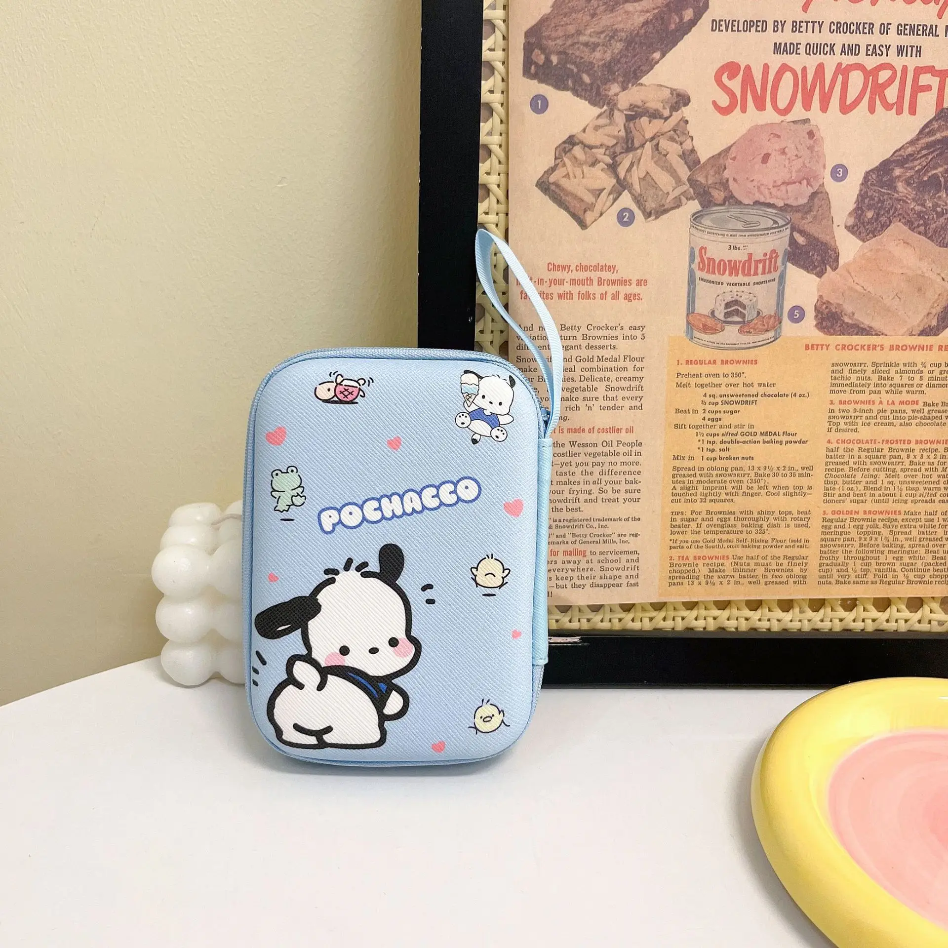 Hello Kitty Tragbare Aufbewahrungsbox, Kuromi Aufbewahrungstasche, Pochacco Datenkabel-Ladegerät Reise-Aufbewahrung Münzbörse Schutzhülle Geschenk – Detail 6