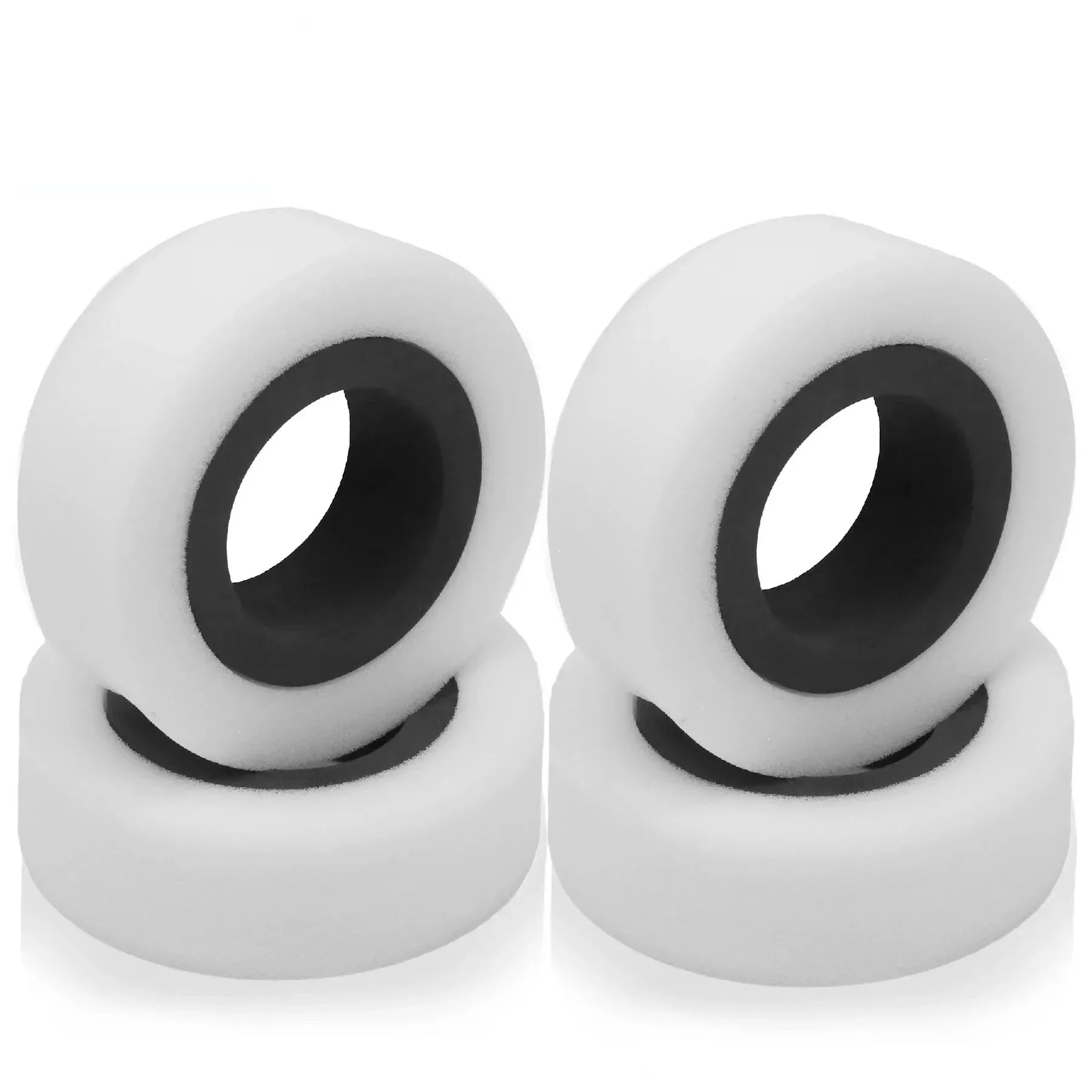 

4 stks 1.9 Band Inserts Zachte Buitenste Foam Inserts Dual Stage Gesloten Cel voor 1.9 ''Wiel Banden RC Crawler Axiale SCX10 900