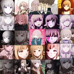 10/30/59pcs Girls Nanami Chiaki Anime Stickers Danganronpa Cartoon Sticker Laptop Notebook Phone Luggage DIY Decal Waterproof