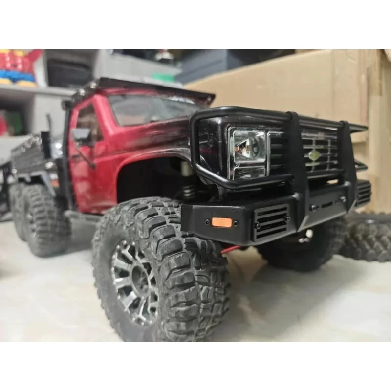 Metal Front Bull Bar Bumper for CROSSRC EMO NT X6 XL3 1/8  Scale RC Crawler, Direct Bolt-On Upgrade Modified Accessory