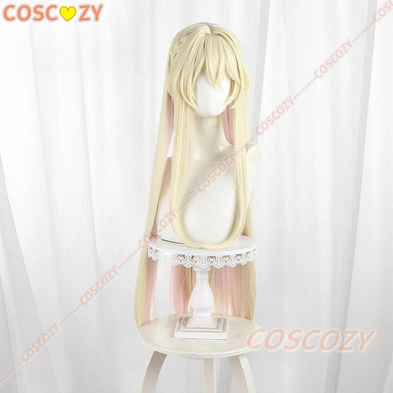 Parrucca cosplay Anime Watanare Oozuka Mai parrucca lunga bionda che scorre capelli lisci parrucche sintetiche resistenti al calore festa di carnevale per ragazze da donna
