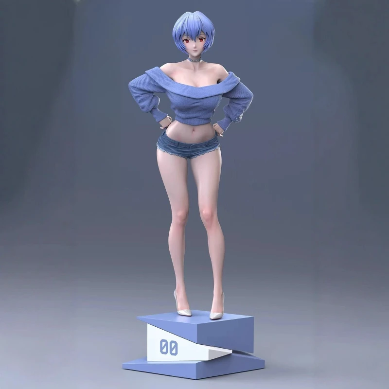 

30CM NEON GENESIS EVANGELION Ayanami Rei Ver Girl Figure Hard Pvc Toy Game Statue Adult Collection Anime Action Model Doll Gift