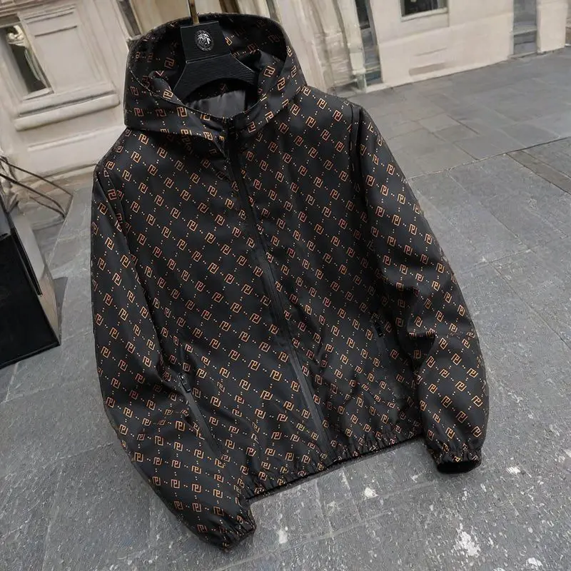 

Trendy brand jacket men's 2026 autumn new item slim fit simple casual hooded trendy handsome jacket men