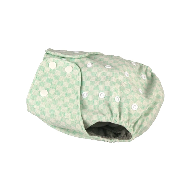 AIO-pañal de tela reutilizable para bebé, 1 piezas, ecológico, lavable, con un bolsillo, 3-15kg