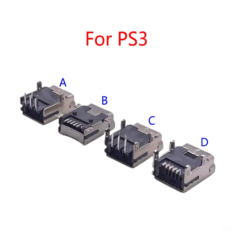 Porta de carregamento USB para Sony Playstation, carregador de energia, conector Jack, PS3, Mini, novo, 50pcs por lote