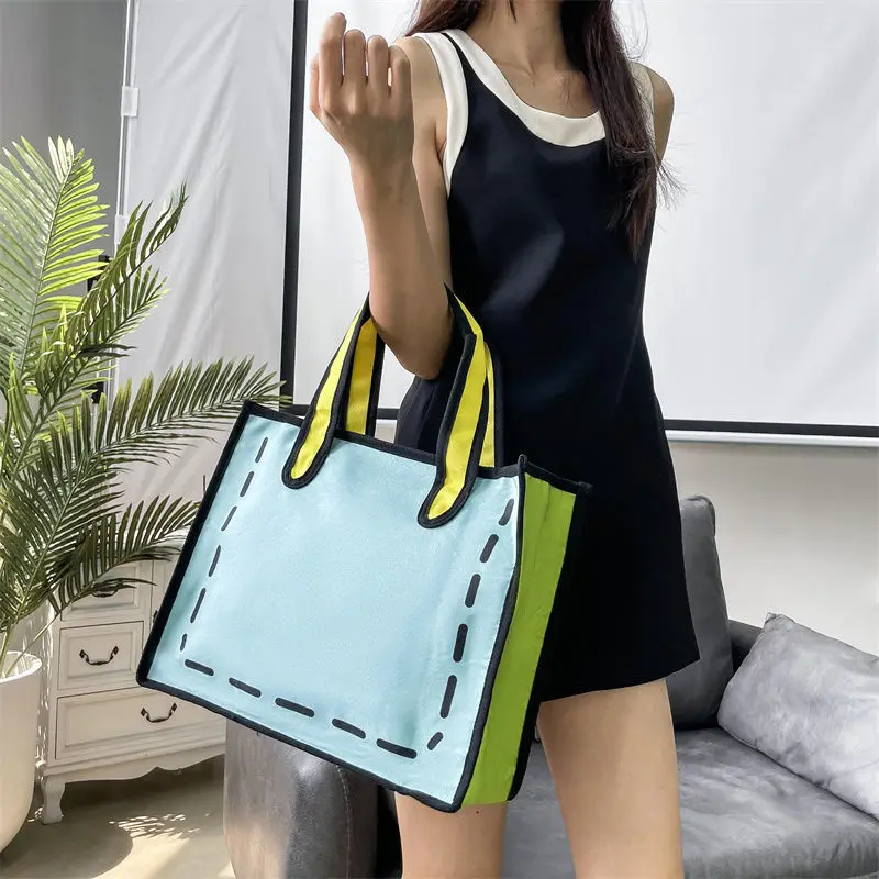 Canvas Bag, Male, Large Capacity, Leisure, Korean Women's Handbag, Japanese Simple, Single Shoulder Messenger Bag Women Handbag