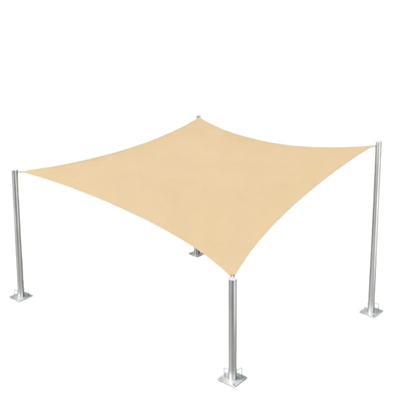 Waterproof Standard 1000 Sunscreen Four Corner Awning for Outdoor Camping Patio Pool, Thickened Oxford Fast Delivery