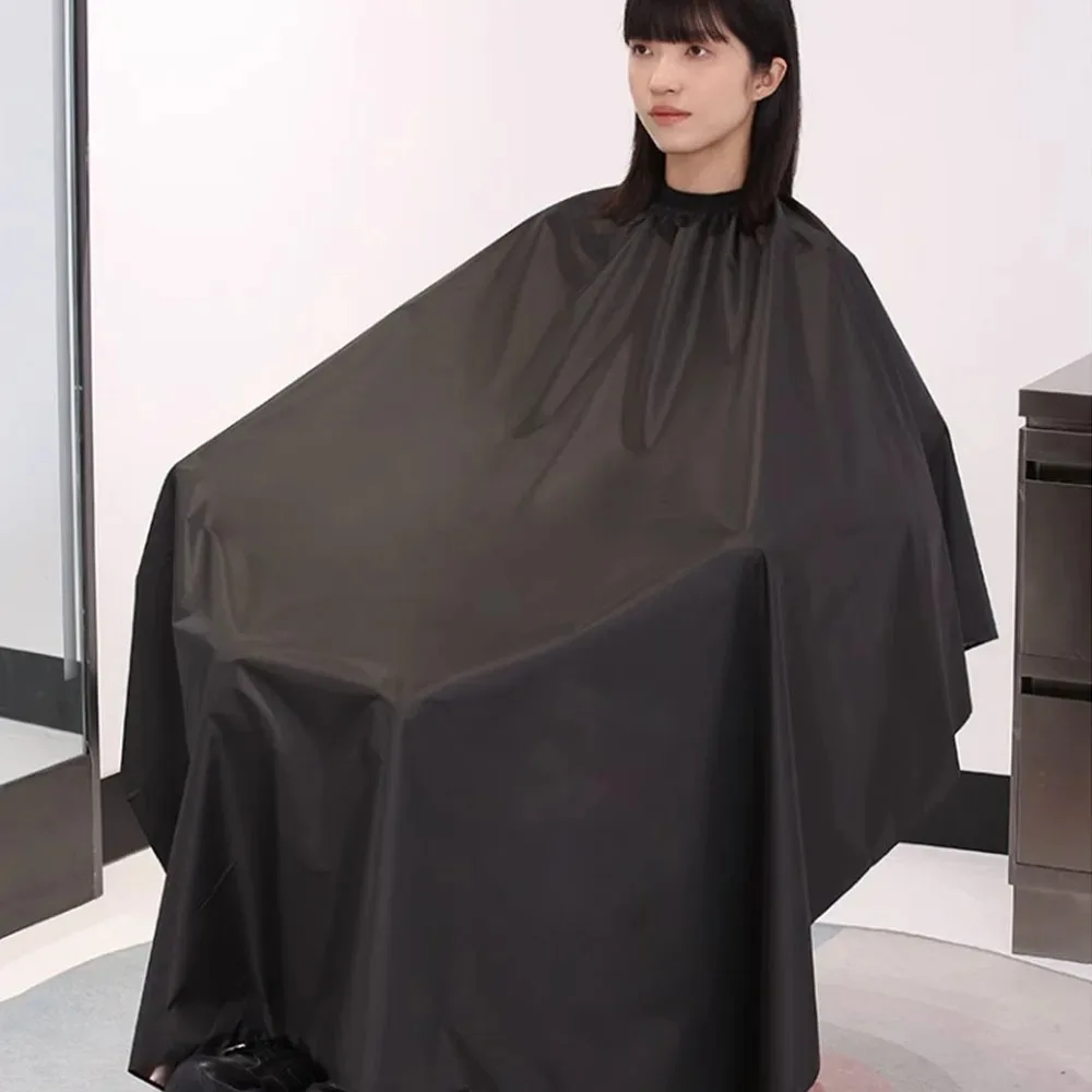 Professional Barber Cape Hair Cutting Cape Waterproof Silicone Collar Transparent Anti Static Salon Cape Eagle Shawl Style view 4