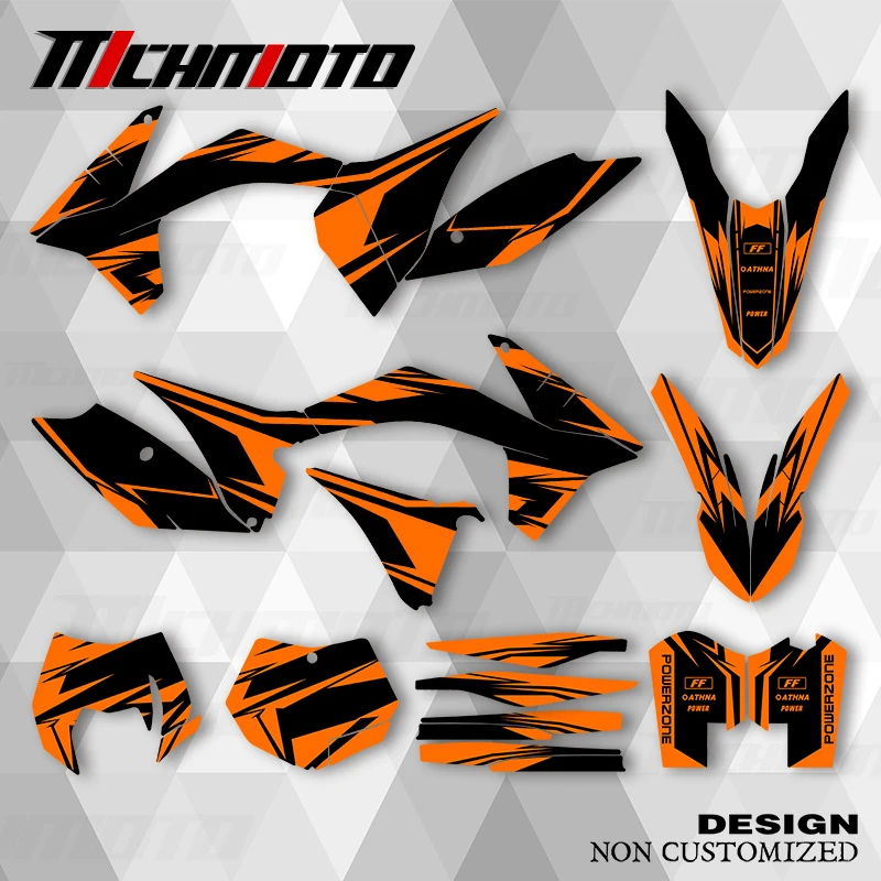 

MCHMFG новый стиль графические наклейки наборы наклеек для KTM EXC 2012 2013 SXF 2011 2012