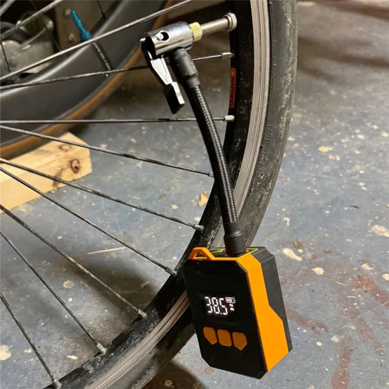 Mini pompe à vélo précise 150P - Tire Inflator With Pressure Gauge Auto Stop avis et prix