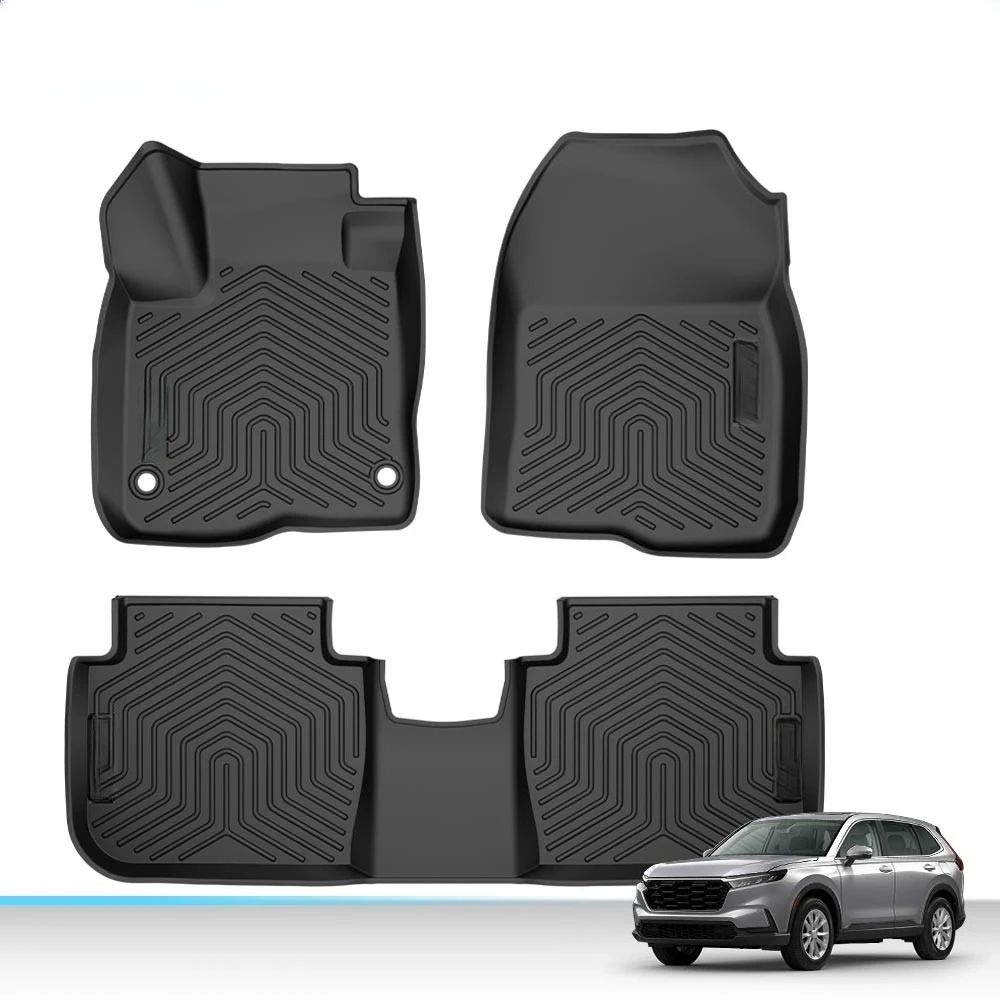 

All Weather Anti-Slip Car Liners 3x Floor Mats Fit For Honda CR-V CRV 23-24 TPE