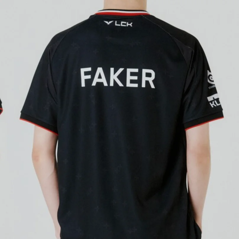 2025 New T1 Esports Team Uniform Faker T-shirt League Of Legends Jersey Men Clothes T Shirt LOL Games