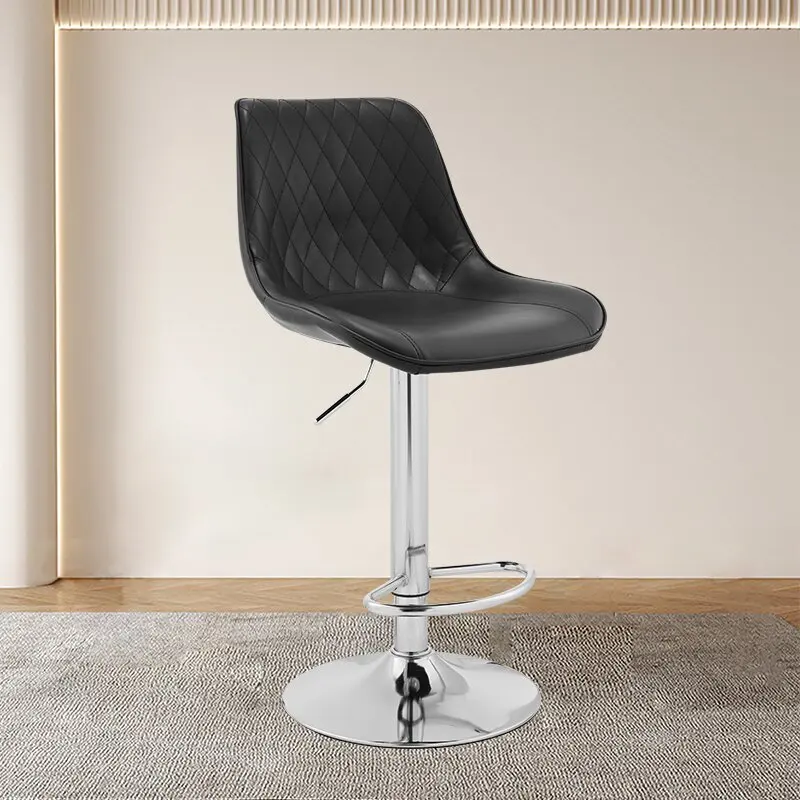 Cadeira Alta Nórdica para Bar, Elegante, para Sala de Estar e Café, Minimalista de Madeira, Relaxante, Taburete Alto, Móveis para Varanda