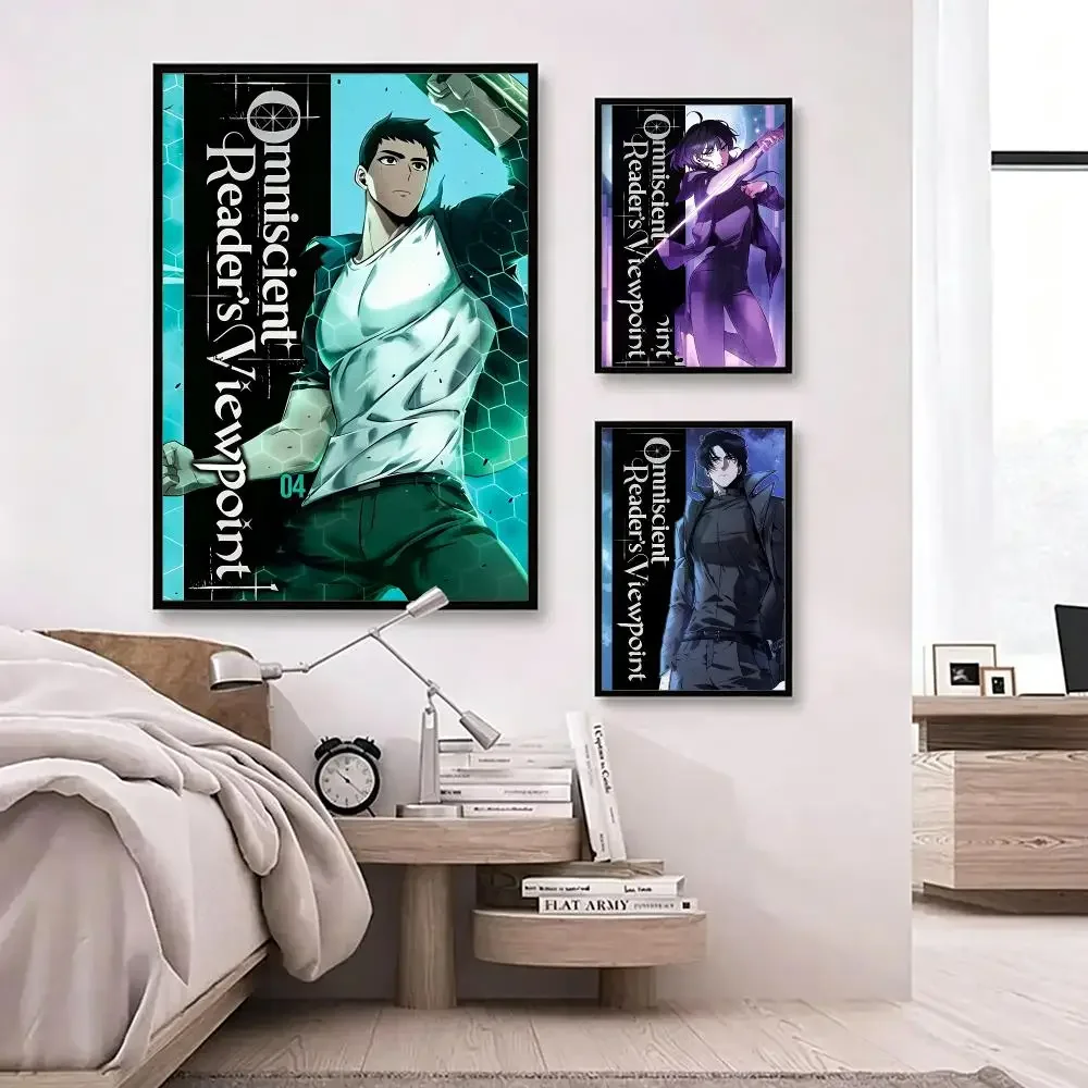 comic Omniscient Reader’s Viewpoint HD Waterproof Self-adhesive Art Print Wall Decor for Bedroom Living Room Gift
