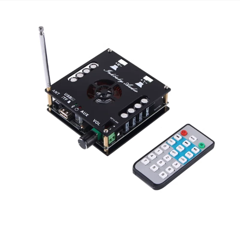 DC12-24V TDA7496E 160 Вт * 2 двухканальный стерео Bluetooth 5,0 USB AUX FM радио Цифровая плата усилителя звука