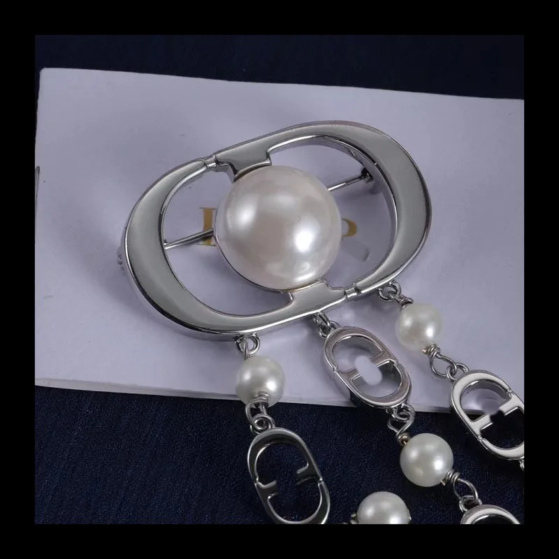 

Модные аксессуары для компакт-дисков с буквами, жемчужная серебряная брошь с иглой, куртка премиум-класса, костюм, корсаж