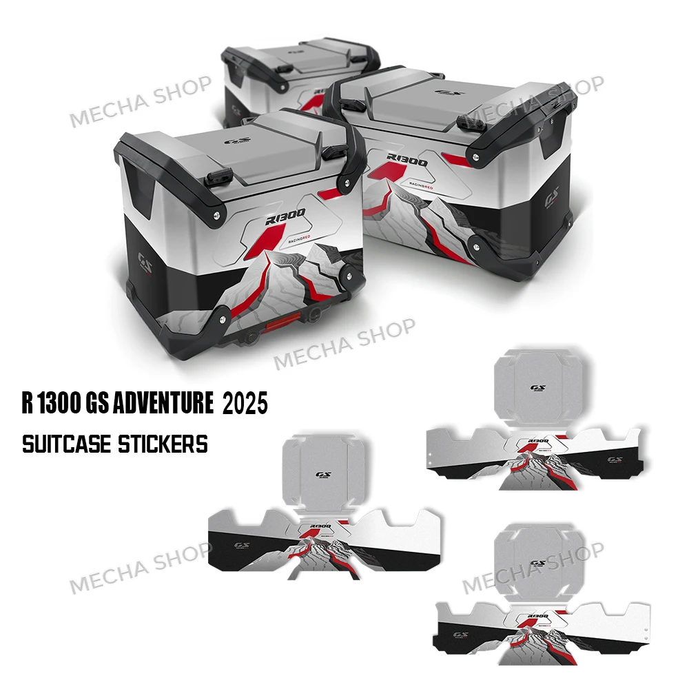 

For R 1300 GS R1300GS ADV 2025 Sticker Side Boxes Panniers Luggage Protection Decals