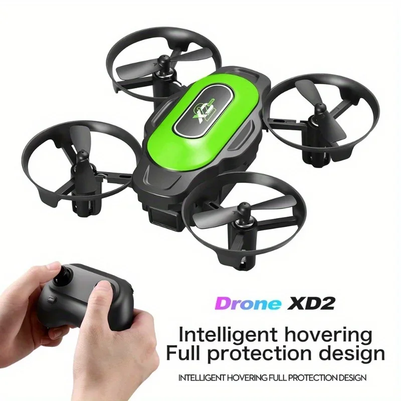 

New XD2 Mini Toy Drone 360° Rotation Powerful Motor USB Charging Intelligent Fixed Height Hovering Multi-speed Switching