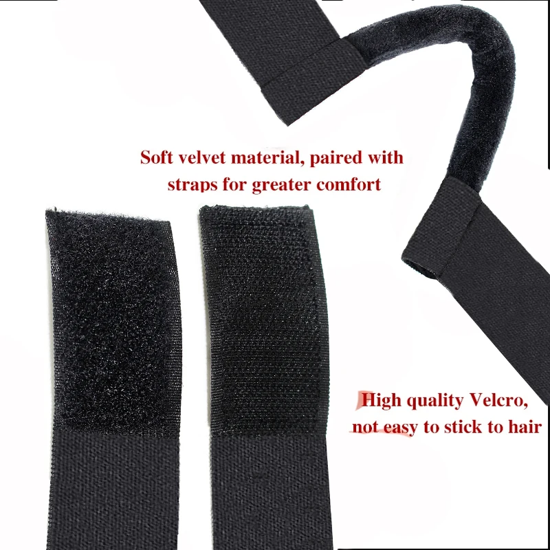 1/2/3 قطعة شريط شعر مستعار مريح من الدانتيل مع شماعة أذن وصل حديثًا شريط شعر مستعار مع شريط حافة من الدانتيل لحماية الأذن