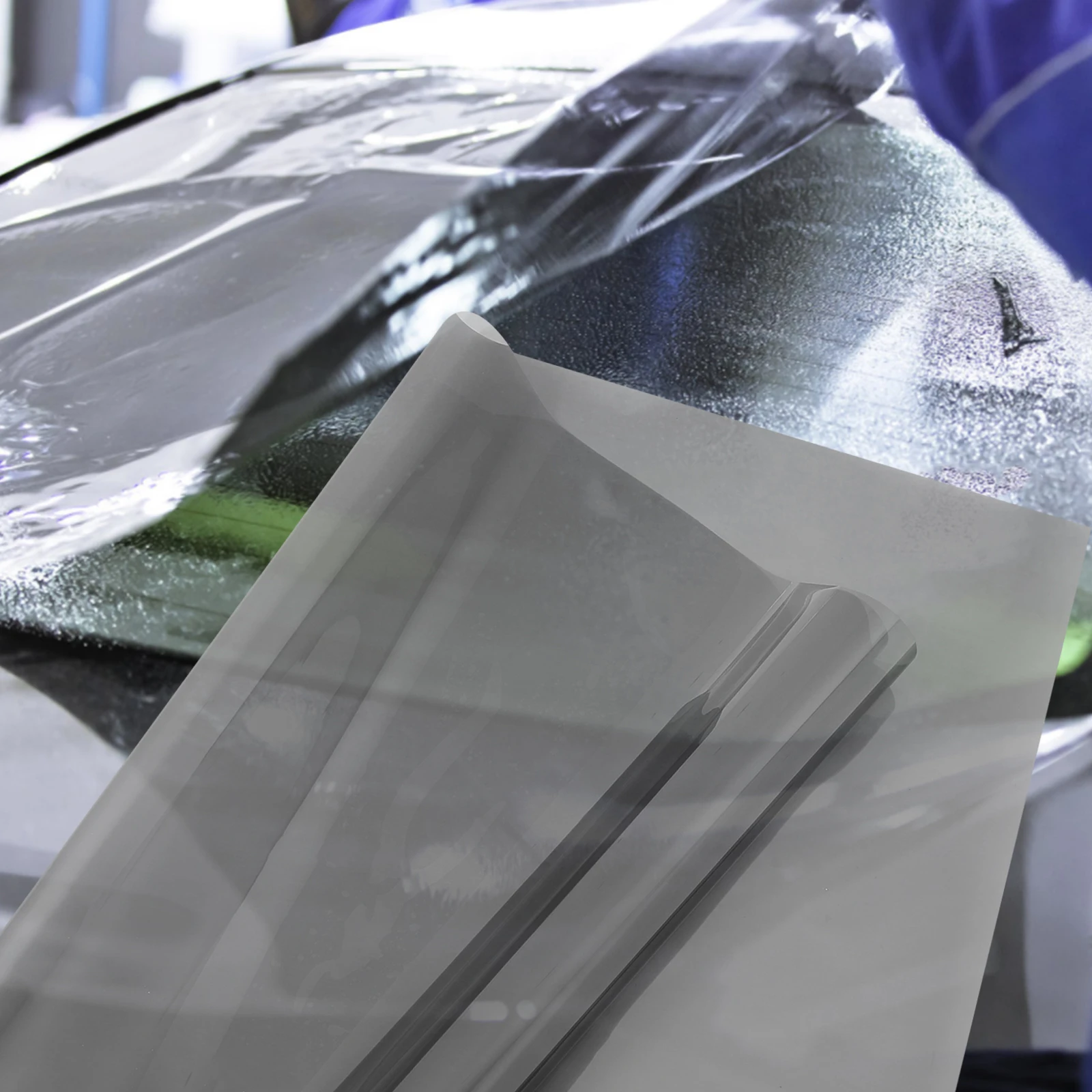 Filme de janela automotiva, caminhão dianteiro de carro para janelas laterais, filmes de isolamento térmico para animais de estimação, privacidade removível