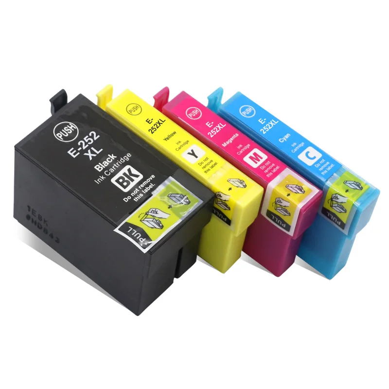 T252XL 252XL 252 XL E-252XL Ink Cartridge Compatible for Epson WorkForce WF-3620 3640 7110 7210 7610 7620 7710 7720 Printer