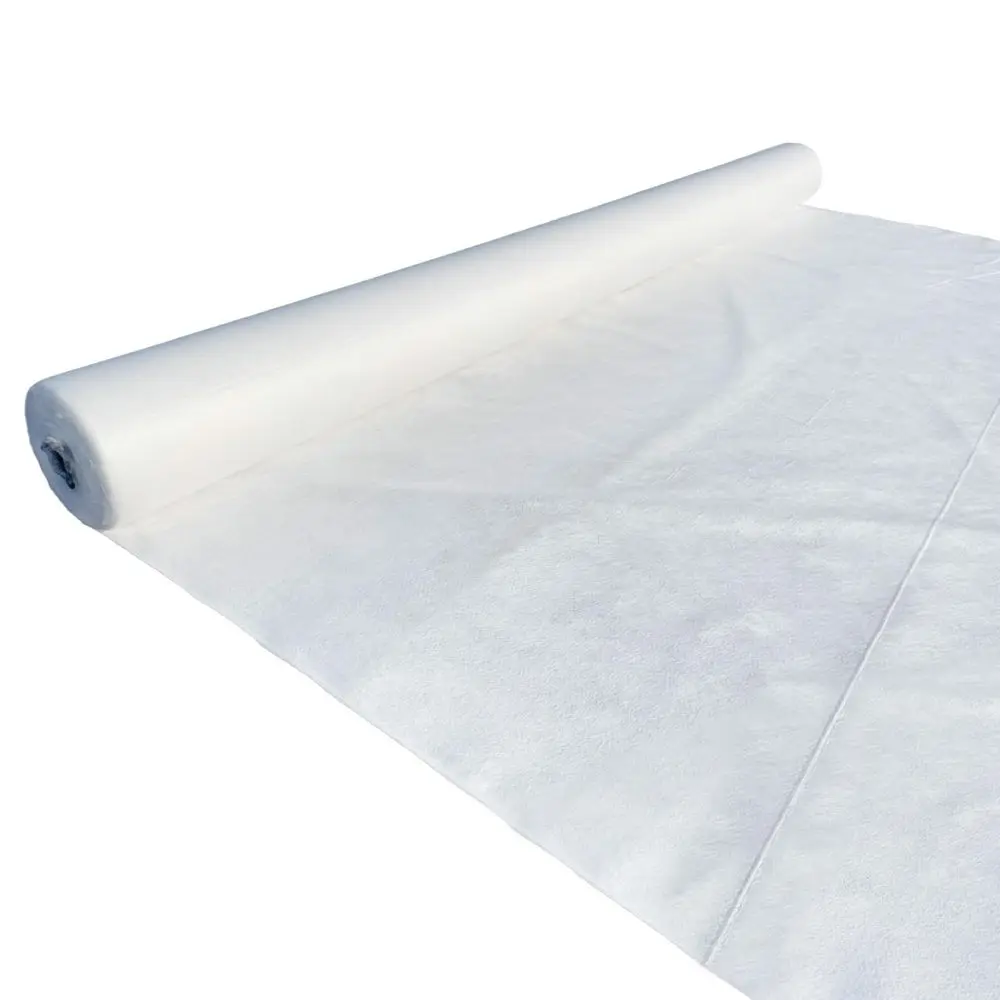 Non-Woven Geotextile Filter Fabric 8 oz - Toughest in Market - 50 Year Fabric - Made in USA (5 ft x 15 ft, White)