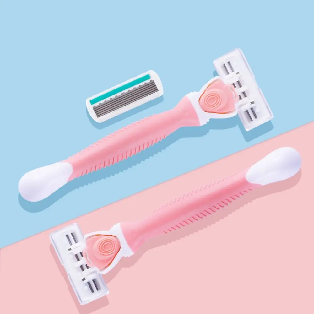 

Area Hair Removal Tool with Storage Box Bikini Aloe Strip Razors Woman Trimmer Shaver Safety Shaving Razor Underarm Razor