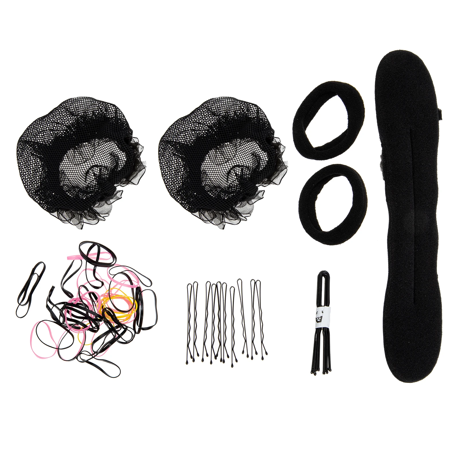 

Black Hairnet Fine Mesh Nets for Women Ballet Bun Invisible Stainless Steel Elastic Tool Accessories Dancers Competition Style