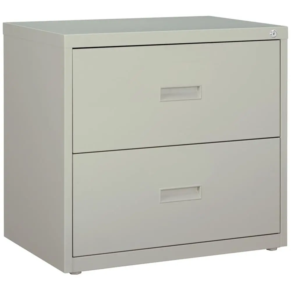 30-in Wide Metal 2 Drawer Lateral File Cabinet Light Gray, Customized