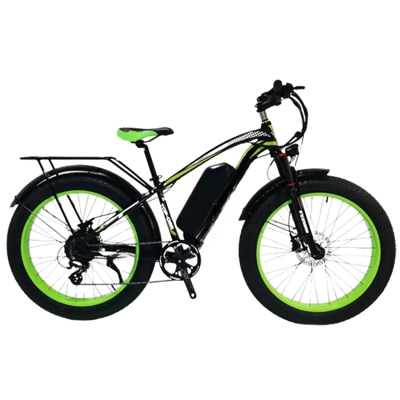 Pather 022 26 4.0 inch 48v 1000w 17Ah fat tire electric mountain bike for men