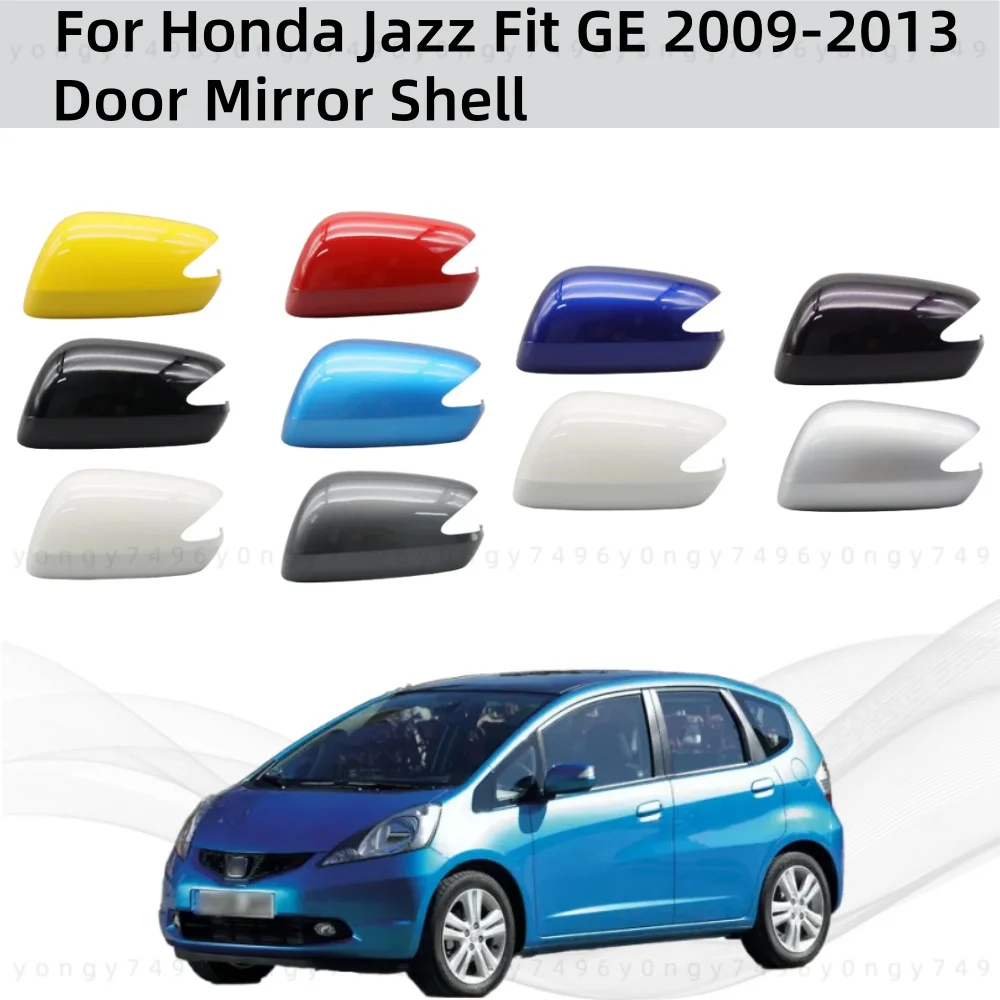 YOYO لهوندا جاز صالح GE 2009 2010 2011 2012 2013 ABS كروم تصفيف السيارة مرآة الباب قذيفة تعديل السيارات الملحقات