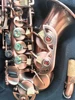 Neues gebogenes Sopransaxophon S-991, professionelles Saxophon aus rotem Antikkupfer 1