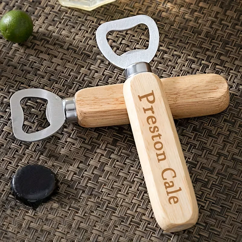 Personalised Engraved Bottle Opener, Engraved Beer Opener, Suitable as a Gift for Boyfriend, Girlfriend, Parents, Friends