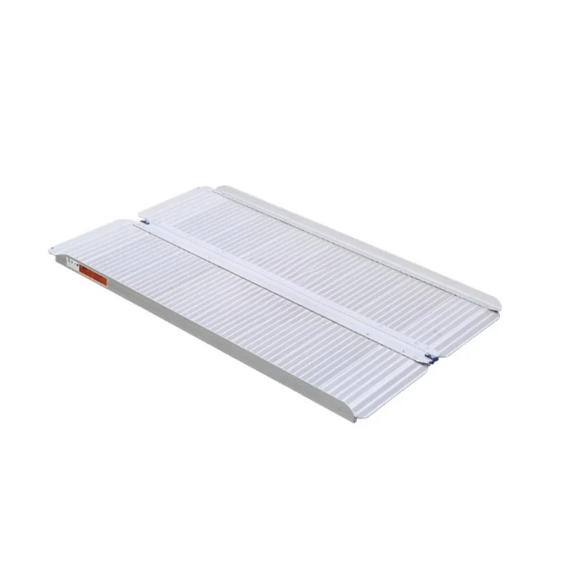 Accessible Ramp Aluminum Alloy Stairs Ramp Plate Mobile Folding Up Step Pad Ramp Plate