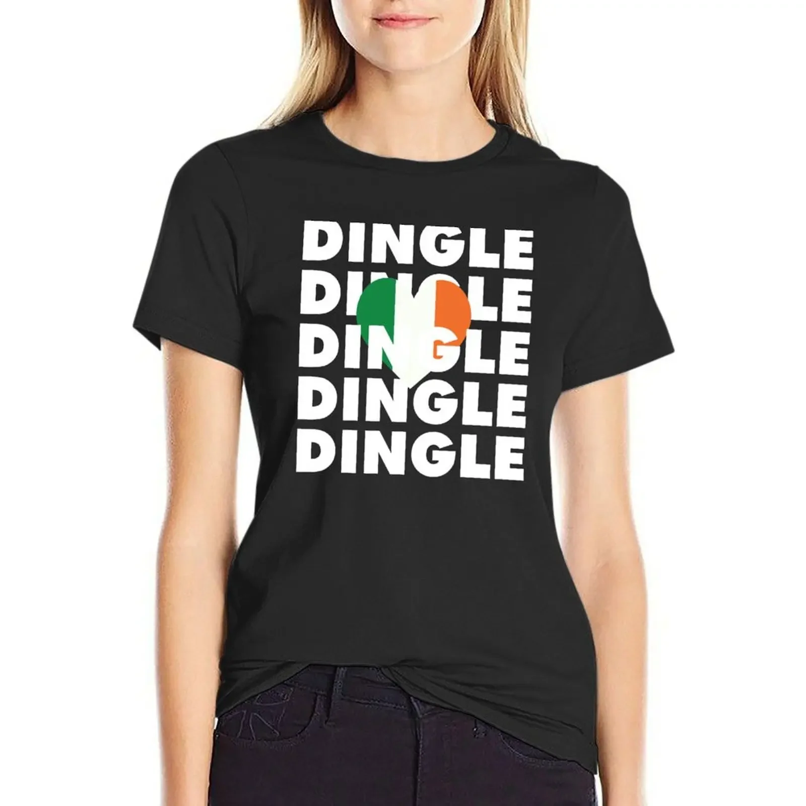 

Dingle is My Hometown in Ireland T-Shirt summer top funnys vintage tees Women's clothing