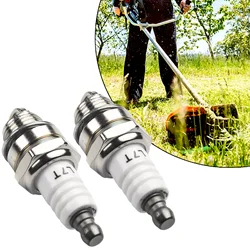 2pc Spark Plug RJ19LM Comparable To WR11EO 2513202 BS19LM Lawn Mower Parts Garden Power Tools Replacement Accessories