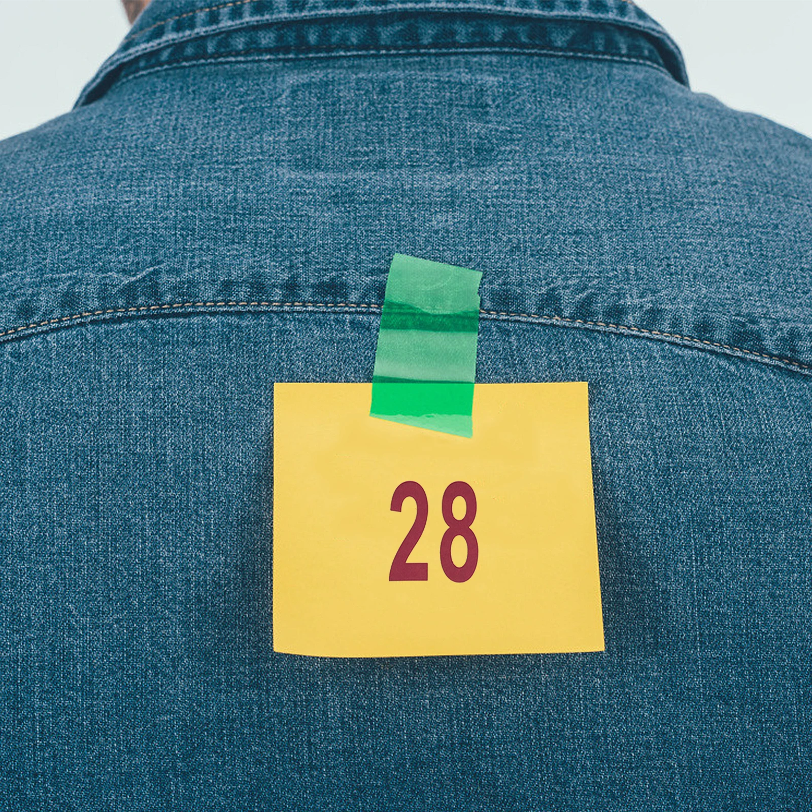 

2 Sheets Waterproof Number Stickers Round Large Size Adhesive Serial Number Sticker Set for Clothes Garden Flower Pots