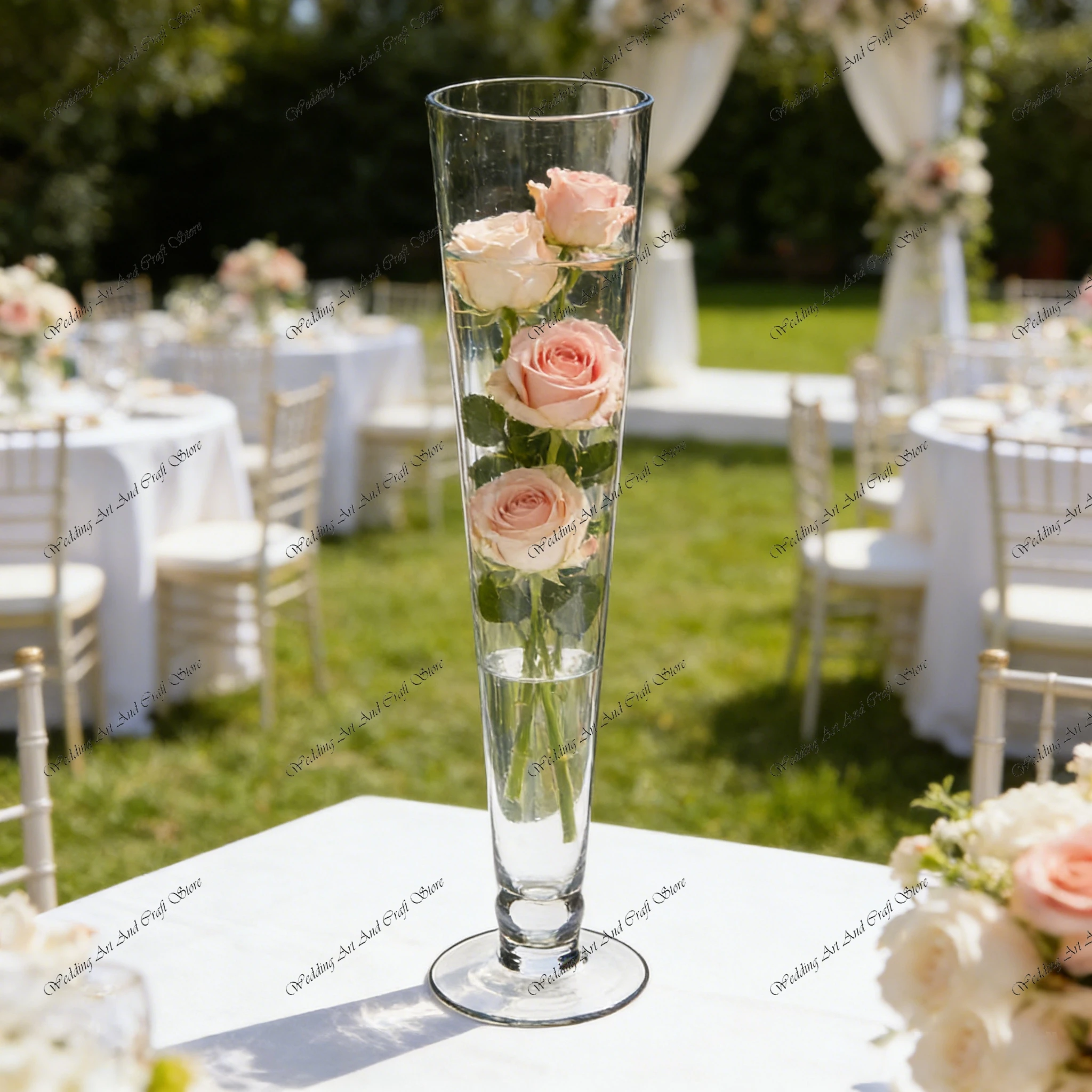 

10 шт. F30 40-100 см Свадебные V-образные цилиндрические прозрачные стеклянные вазы для отелей, высокие декоративные вазы для цветов на стол, ivy933