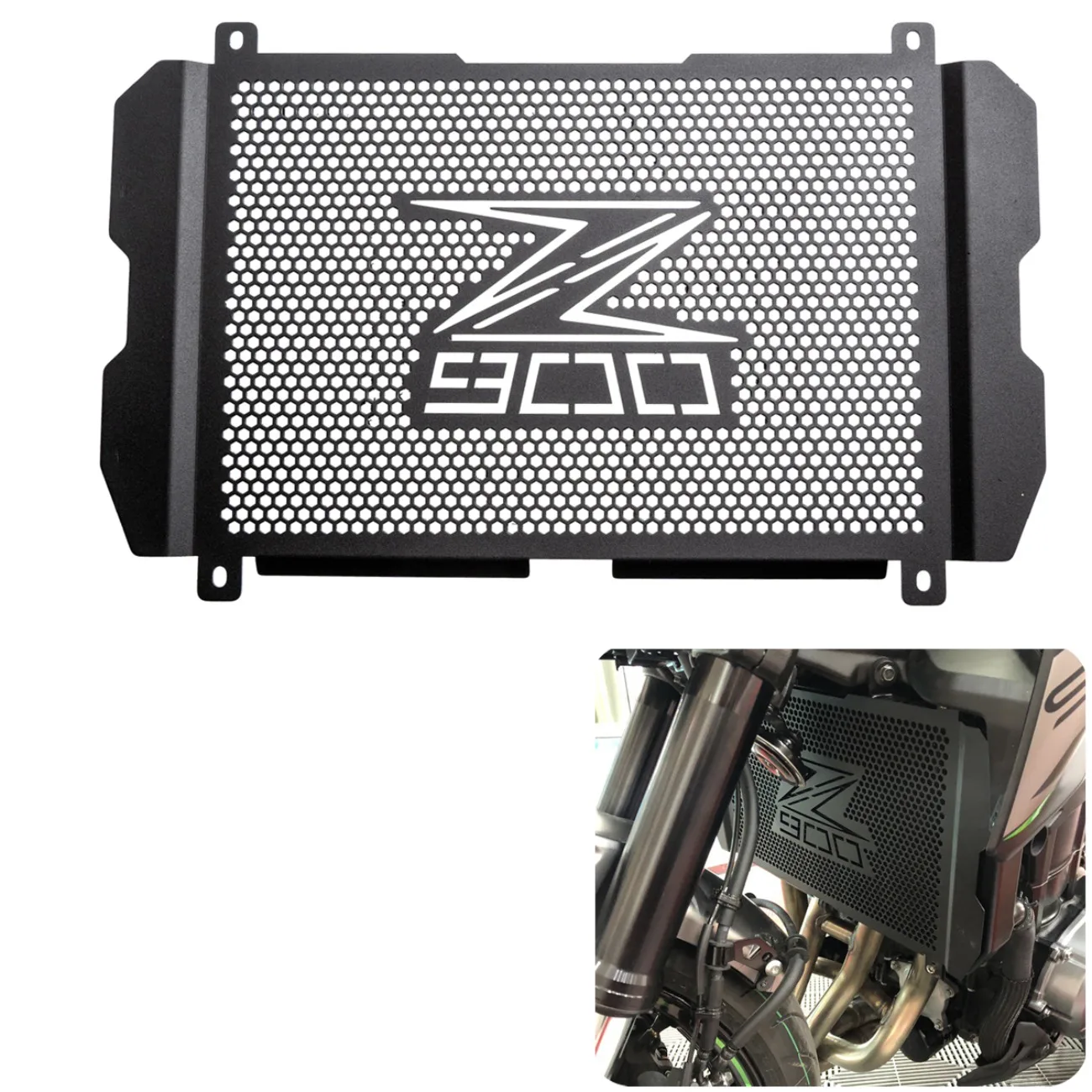 

For Kawasaki Z900 2017-2023 Motorcycle Accessories Radiator Guard Grill Cover Water Tank Cooler Bezel Protector