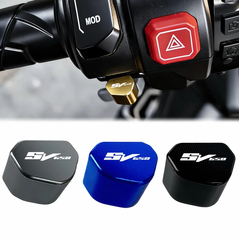 

Кнопка-переключатель поворотов для мотоциклов Suzuki SV 650/650X, SV650, SV650X, Gladius, SFV 650, SFV650, алюминиевая, с ЧПУ