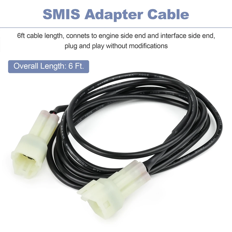 SMIS Gauge Adapter Cable 6FT for Suzuki Outboard NMEA 2000